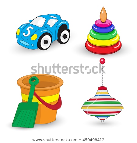 [[stock_photo]]: Set Of Different Coloured Buckets