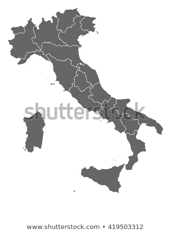 Map Of Italy Stok fotoğraf © Schwabenblitz