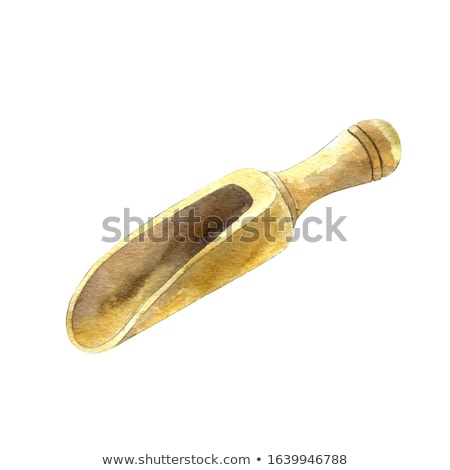 Stockfoto: Shovel With Bamboo Handle