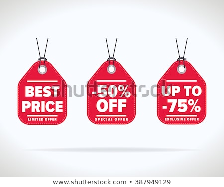 [[stock_photo]]: Set Of Colored Label Of Discount And Sale Vector Illustration