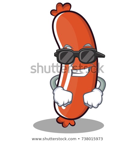 Stockfoto: Sausage With Glasses