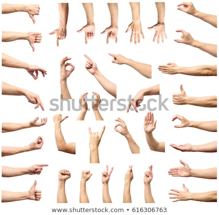 [[stock_photo]]: Hand Gestures Isolated On A White