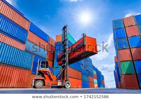 Foto stock: Forklift Stacker