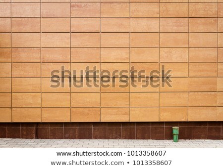 Modern Beige Metal Tiles Wall Сток-фото © Taigi