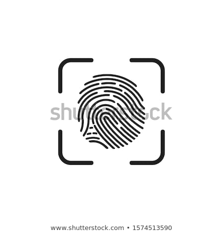 Stock photo: Biometric Scan Of A Finger