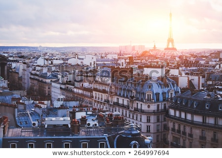 Stok fotoğraf: View Over The Rooftops Of Paris