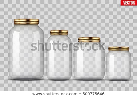 Stok fotoğraf: Empty Glass Jar