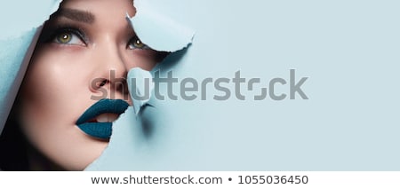 Stok fotoğraf: Young Woman In Beauty Make Up Concept