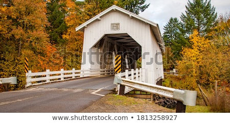 Сток-фото: Hoffman Bridge In Autumn