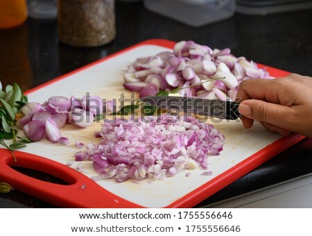 Stok fotoğraf: Chopping Ingredients