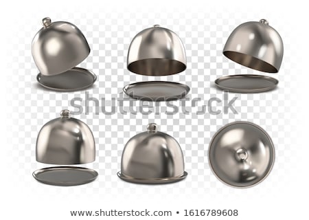 Stock fotó: Vector 3d Realistic Closed Opened Metal Steel Chrome Silver Padlock Icon Set Closeup Isolated On Wh