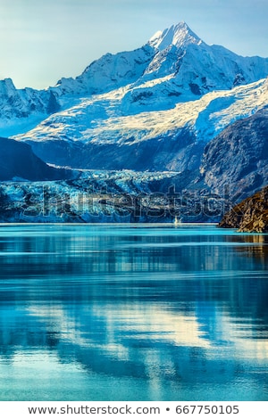 Zdjęcia stock: Glacier Bay Alaska Cruise Vacation Travel Global Warming And Climate Change Concept With Melting Ic