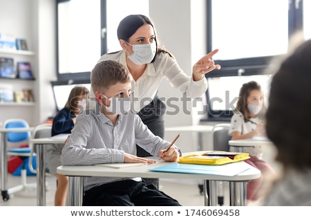 Zdjęcia stock: Student In The Classroom