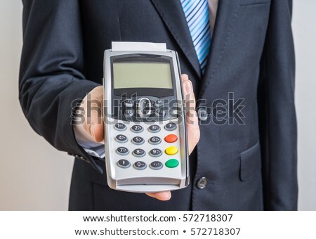 Stok fotoğraf: Business Man Offering Card