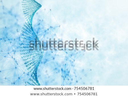 ストックフォト: Dna Chain Abstract Scientific Background 3d Rendering