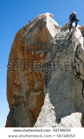 Foto stock: Severe Chamonix Rocks