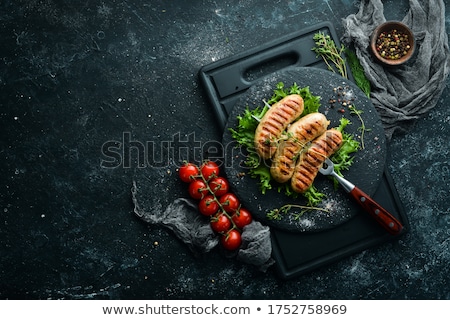 Stock photo: Smoked Pork On Fork