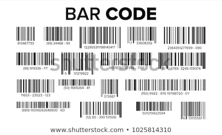 Stock photo: Bar Code Label