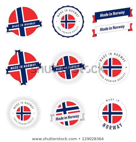 Stok fotoğraf: Made In Norway Stamp