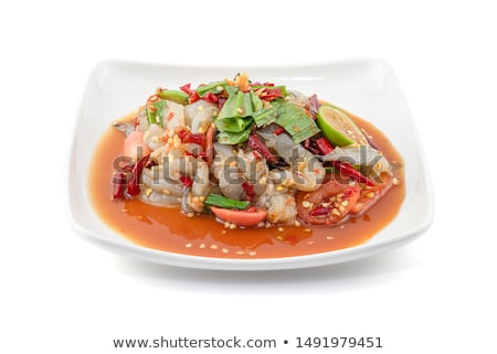 Stock photo: Fresh Seafood Thai Salad