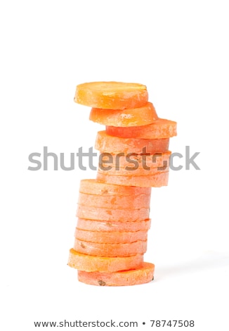 Carrot Slices Column Stock foto © rebirth3d