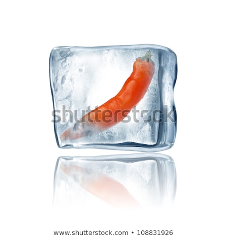 Stock photo: Ice Cube And Chili Peppers