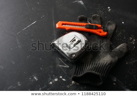 Stockfoto: A Retractable Utility Knife Isolated