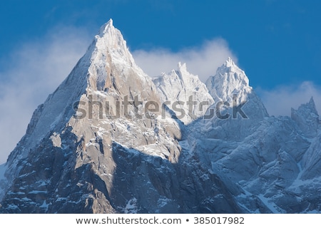 Chamonix Peaks In Sunny Day [[stock_photo]] © dotshock