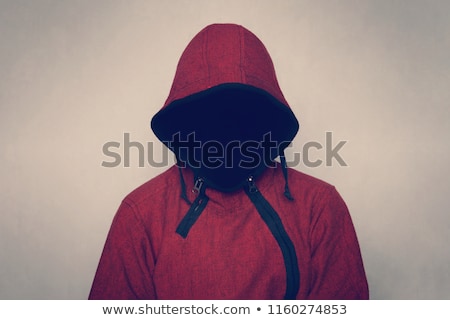 Foto stock: Faceless Unrecognizable Man Without Identity