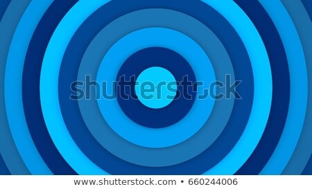 Zdjęcia stock: Abstract Blue Concentric Pattern