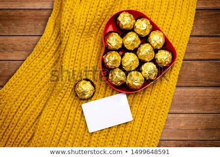 Stock foto: Colorful Sugar Balls With Heart Of Emptiness