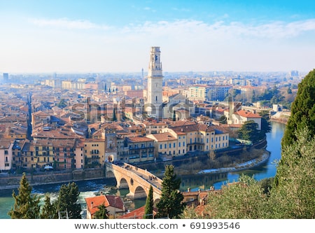 Stock photo: Embankment Of River Adige