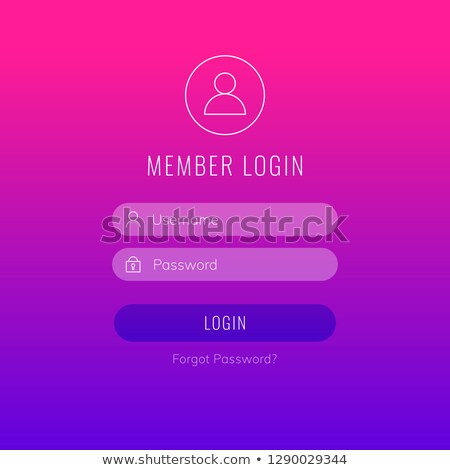 [[stock_photo]]: Bright Pink Login Form Template Design