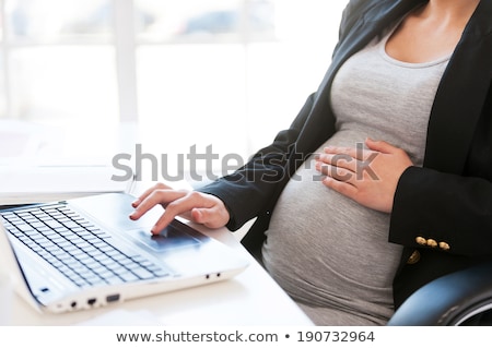 Stock fotó: Pregnant Women At Work