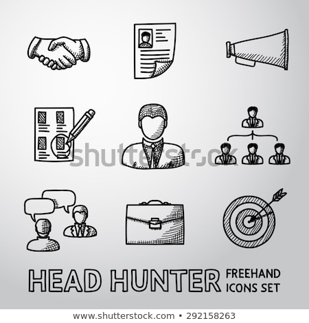 Foto stock: Hunter Sketch Icon