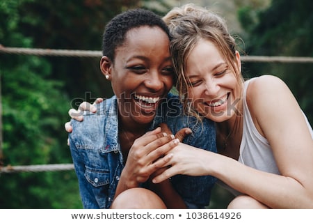 Foto stock: Lesbian Couple