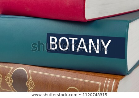 Stock foto: A Book With The Title Botany Written On The Spine