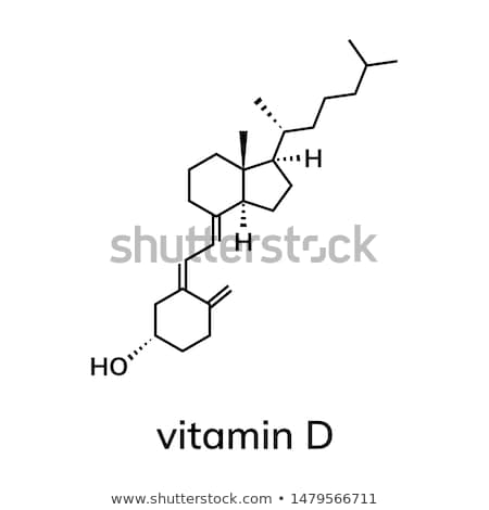 Stock fotó: Chemical Formula Of Vitamin D