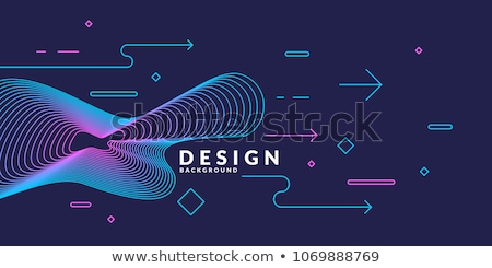 Foto stock: Abstract Shape Poster Vector Minimalist Brochure Colorful Backdrop Illustration