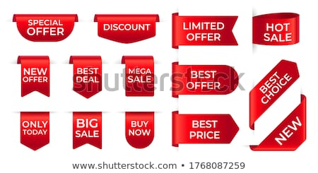 Stockfoto: Exclusive Mega Discount Set Vector Illustration
