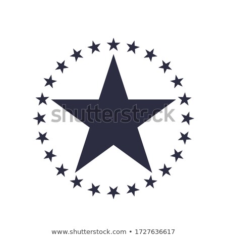 [[stock_photo]]: Award Icon With Star In The Middle Vector Illustration Isolated On White Background