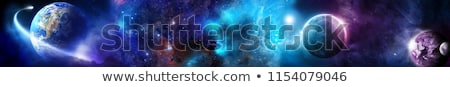Zdjęcia stock: Universe Scene With Nebulae Stars And Galaxies In Outer Space