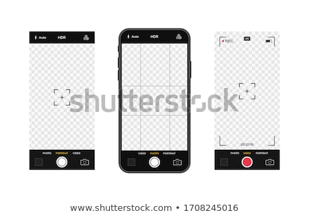 Stock fotó: Camera Phone Application Interface