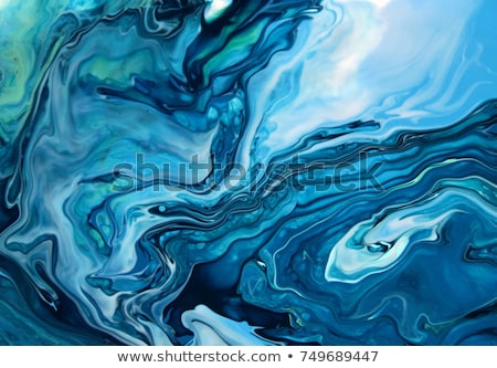 Stockfoto: Mixed Acrylic Paint Background With A Marble Effect