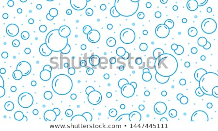 Soap Bubbles And White Foam Seamless Pattern Stock foto © Nadiinko