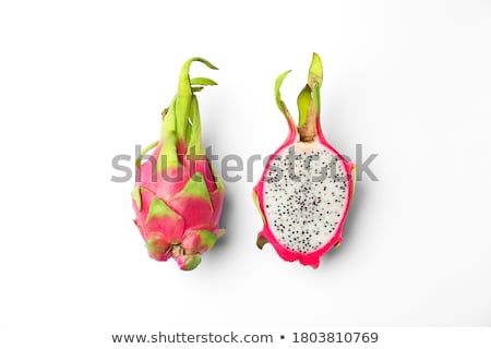 Zdjęcia stock: Dragon Fruit Isolated Object On A White Background