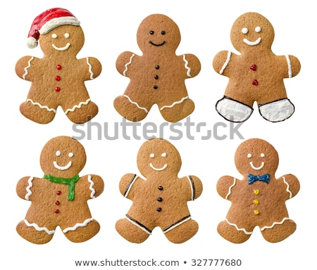 Various Of Decorated Gingerbread Isolated On White Background Imagine de stoc © Zerbor