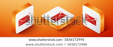 Stock fotó: Open Envelope And Question On White Background Isolated 3d Illu