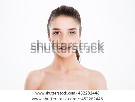 Foto stock: Portrait Of Beautiful Charming Young Woman With Perfect Skin