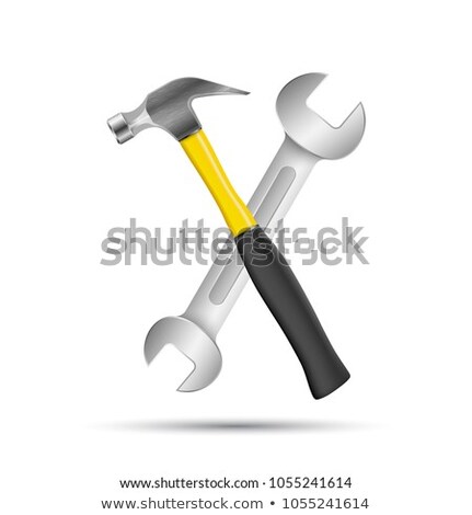 Zdjęcia stock: Wrench Screw Repair Icon Business Infographic